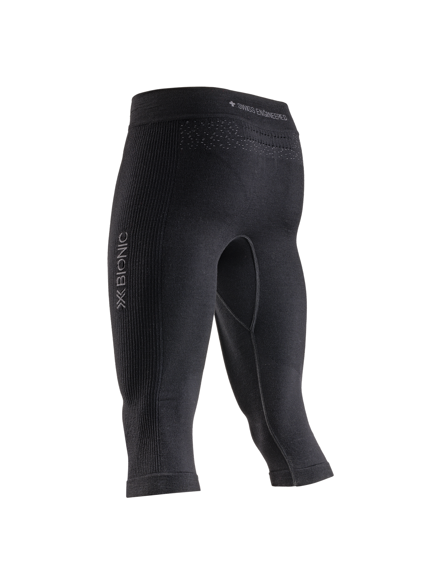x-socks-mightywool-pants-3-4-hose-herren-schwarz-merino image 2