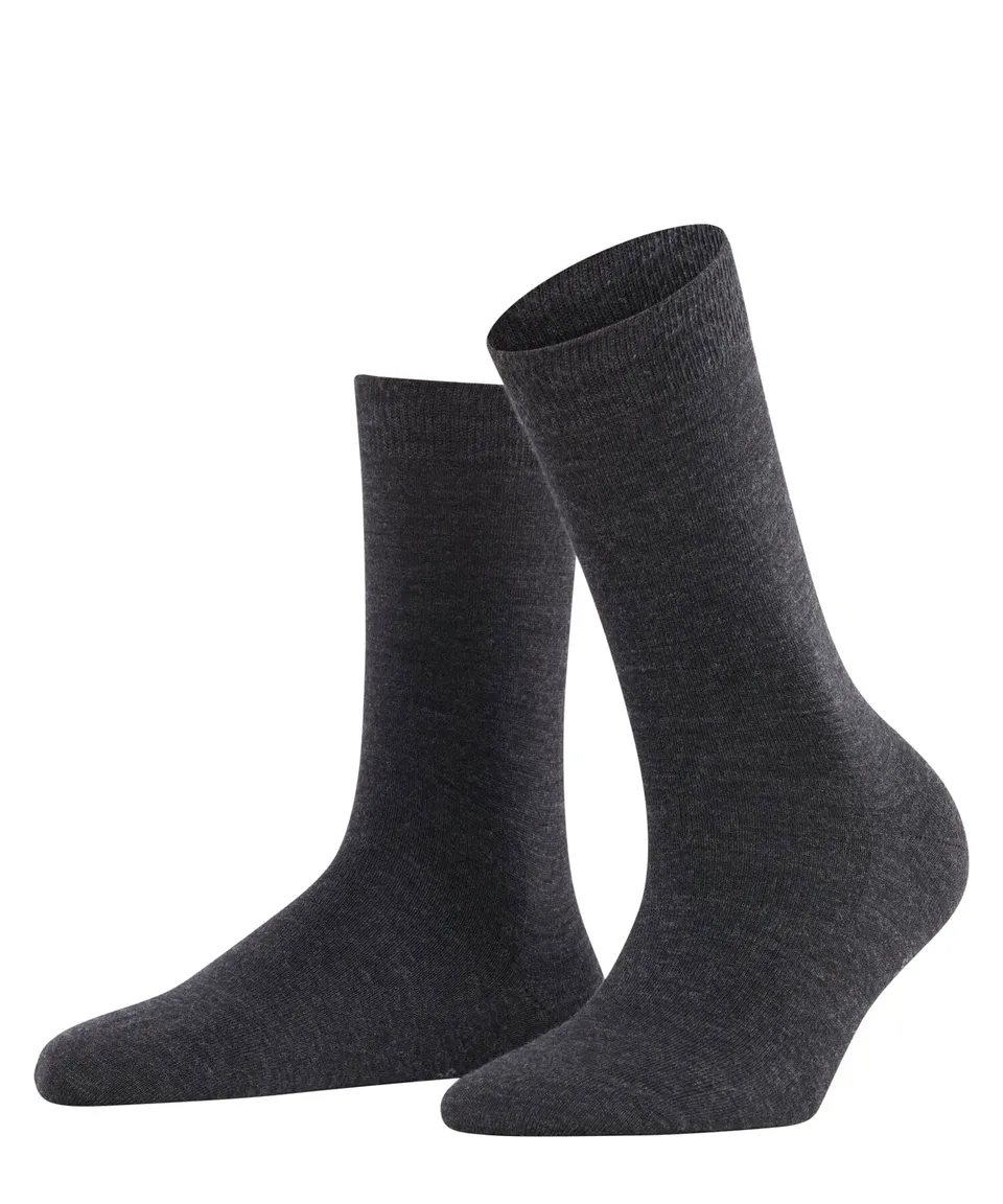 falke-softmerino-damensocken-merinowolle-schwarz-39-42 image 1
