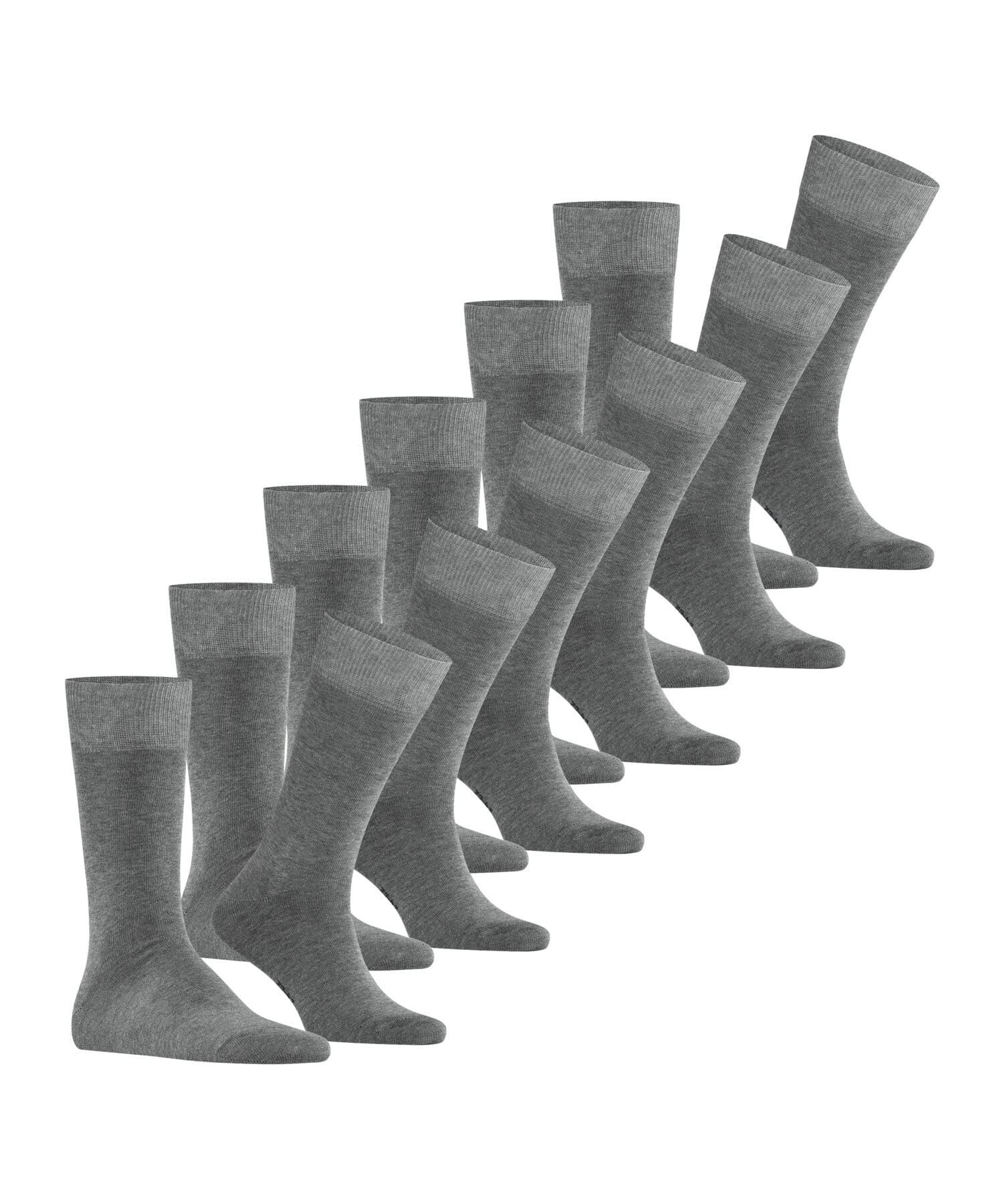 falke-happy-herrensocken-6-paar-baumwolle-schwarz-multipack image 3