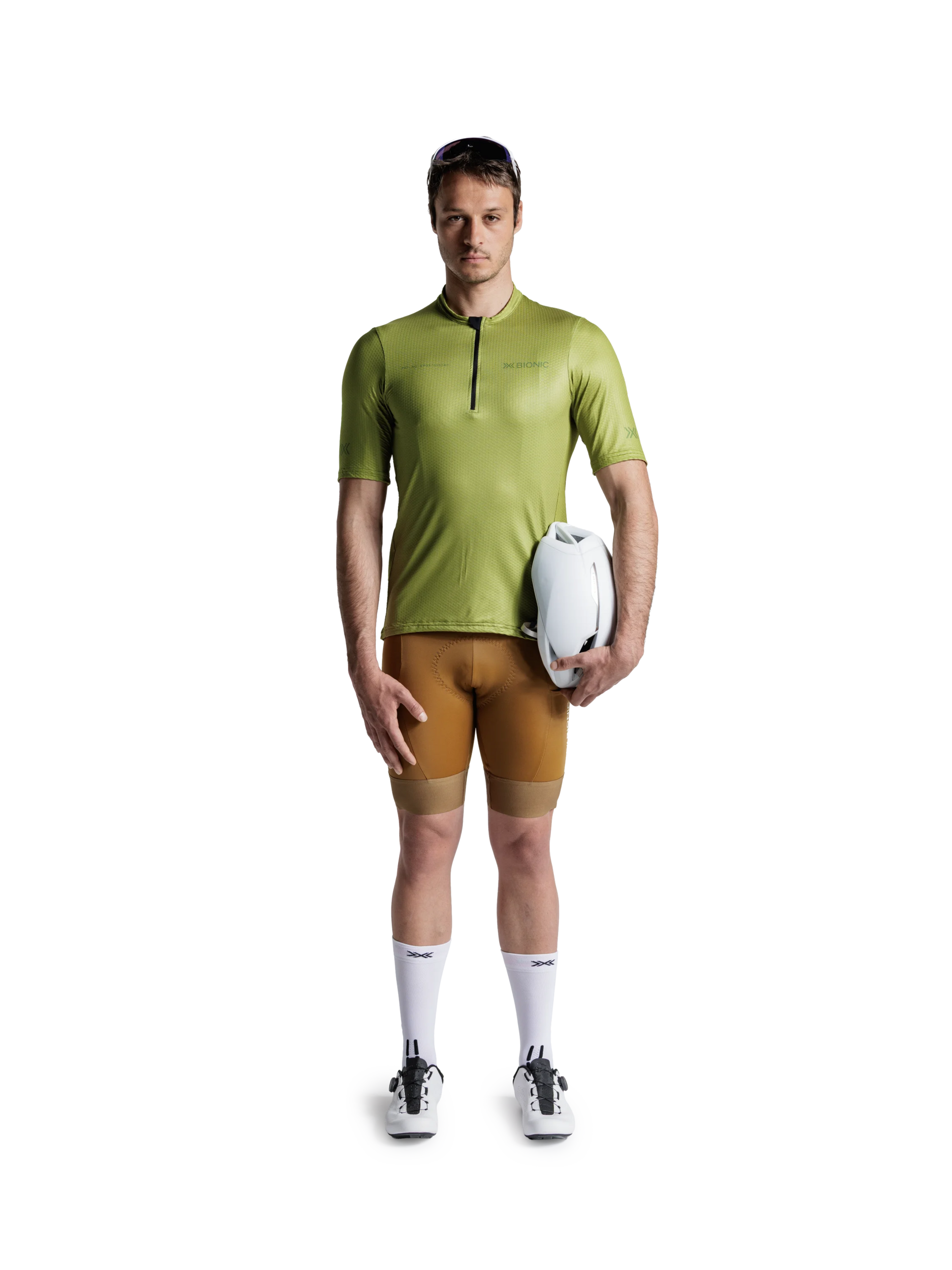 x-socks-corefusion-gravel-jersey-olive-green-m-polyester image 2