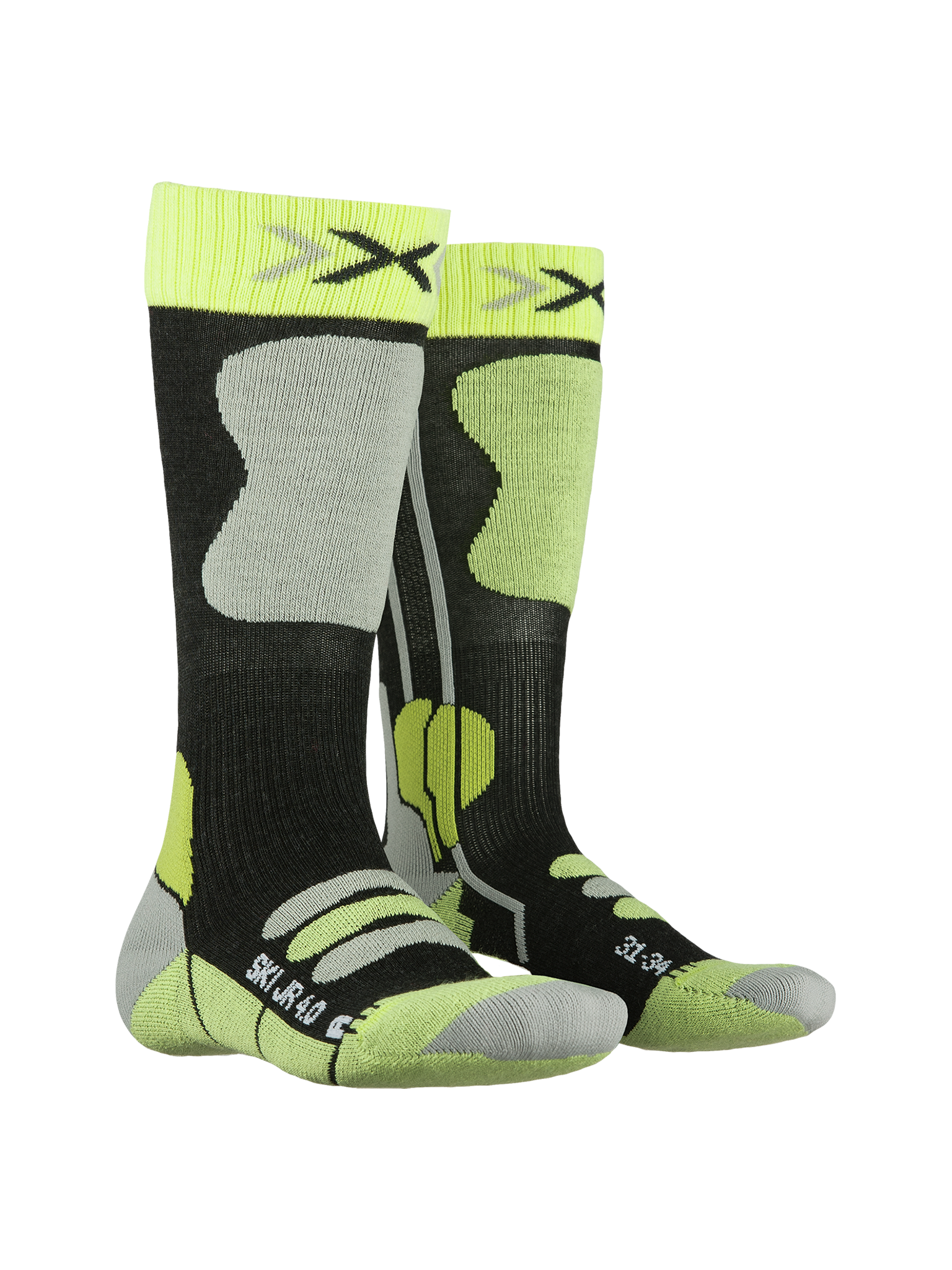 x-socks-ski-jr-4-0-skisocken-kinder-31-34-anthrazit-orange image 4