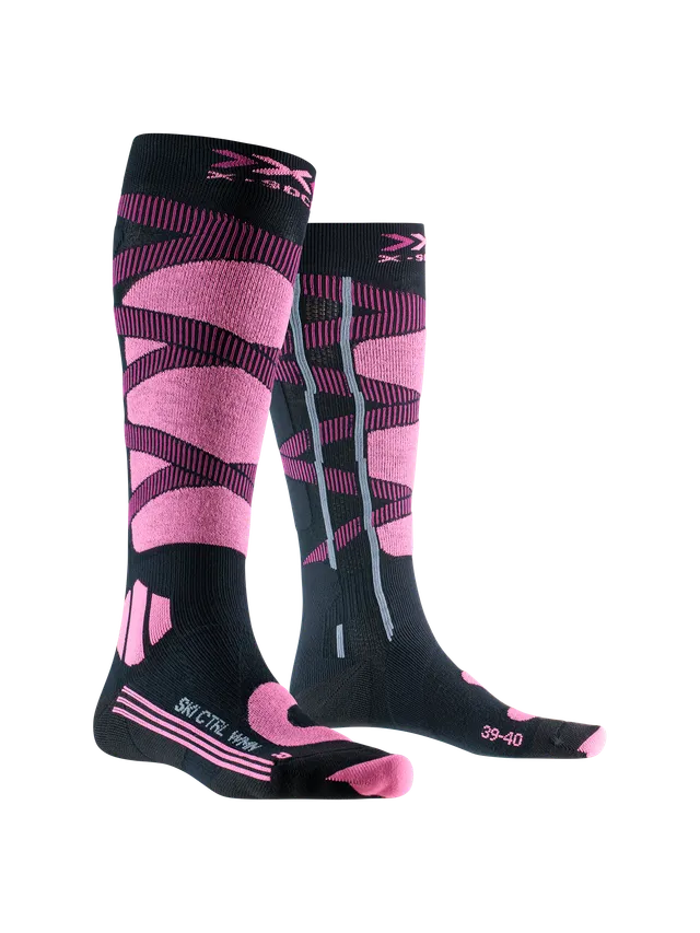 x-socks-ski-control-4-0-skisocken-damen-schwarz-stabil image 1