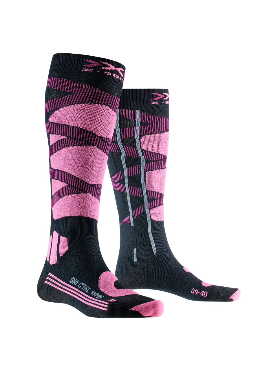 x-socks-ski-control-4-0-skisocken-damen-schwarz-stabil image 1