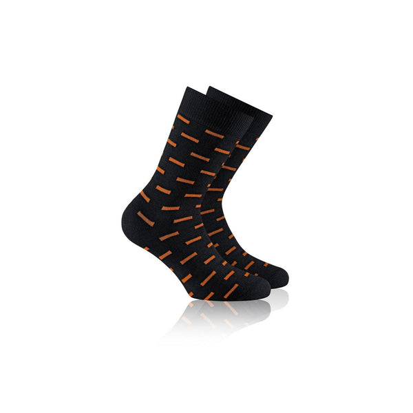 rohner-fashion-socken-black-pumpkin-temperaturausgleichend image 3
