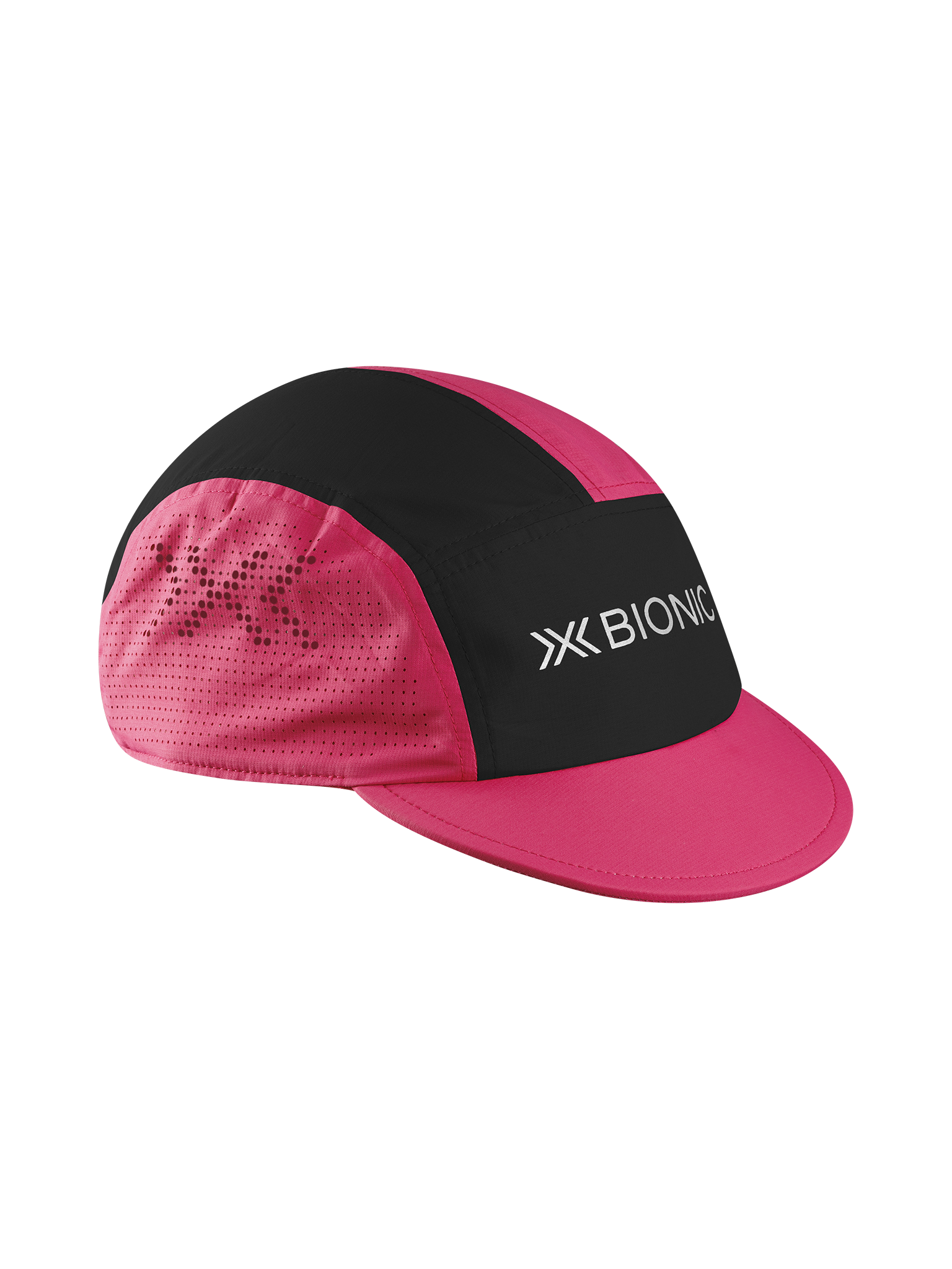 x-socks-running-cap-laufcap-schwarz-pink-atmungsaktiv-uni image 1