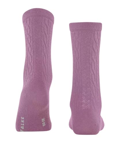 falke-declivity-socken-blush-35-38-merinowolle-zopf image 7