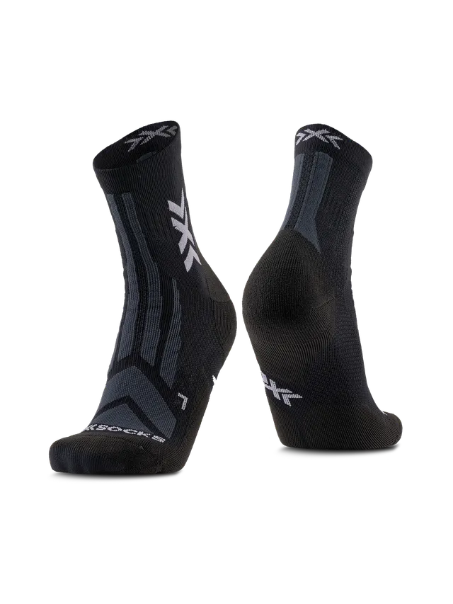 x-socks-hike-discover-ankle-wandersocken-black-charcoal image 1
