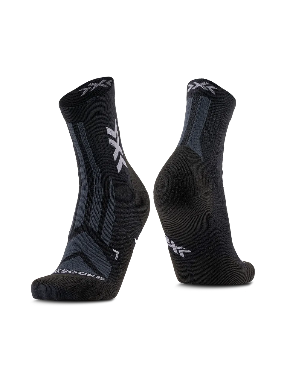 x-socks-hike-discover-ankle-wandersocken-black-charcoal image 1
