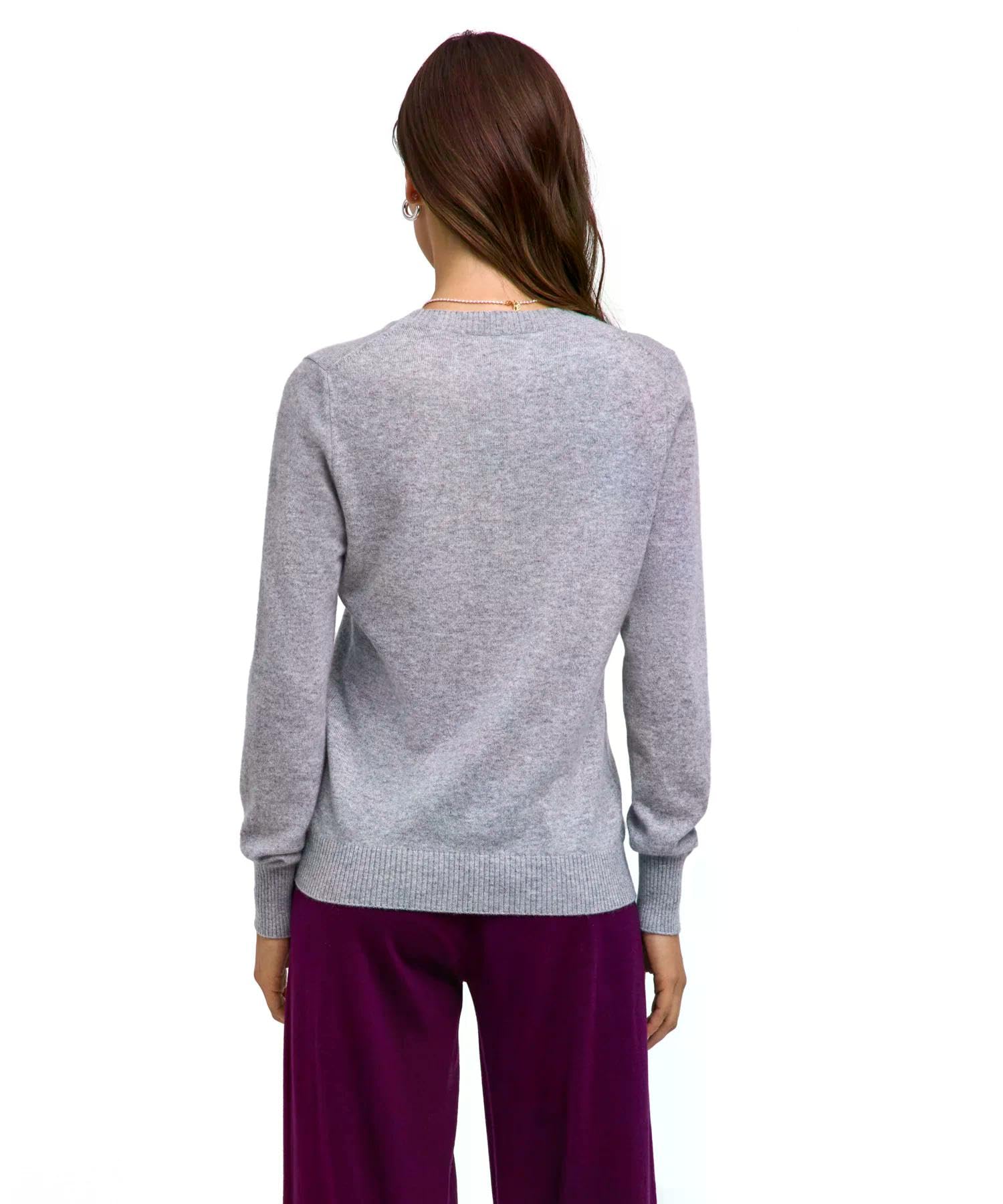 falke-luxury-classic-pullover-grau-damenpullover-kaschmir image 2