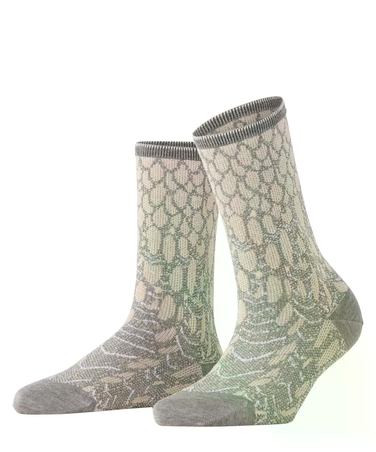 falke-family-owl-rhapsody-socken-grau-baumwolle-lurex-federmotiv image 7