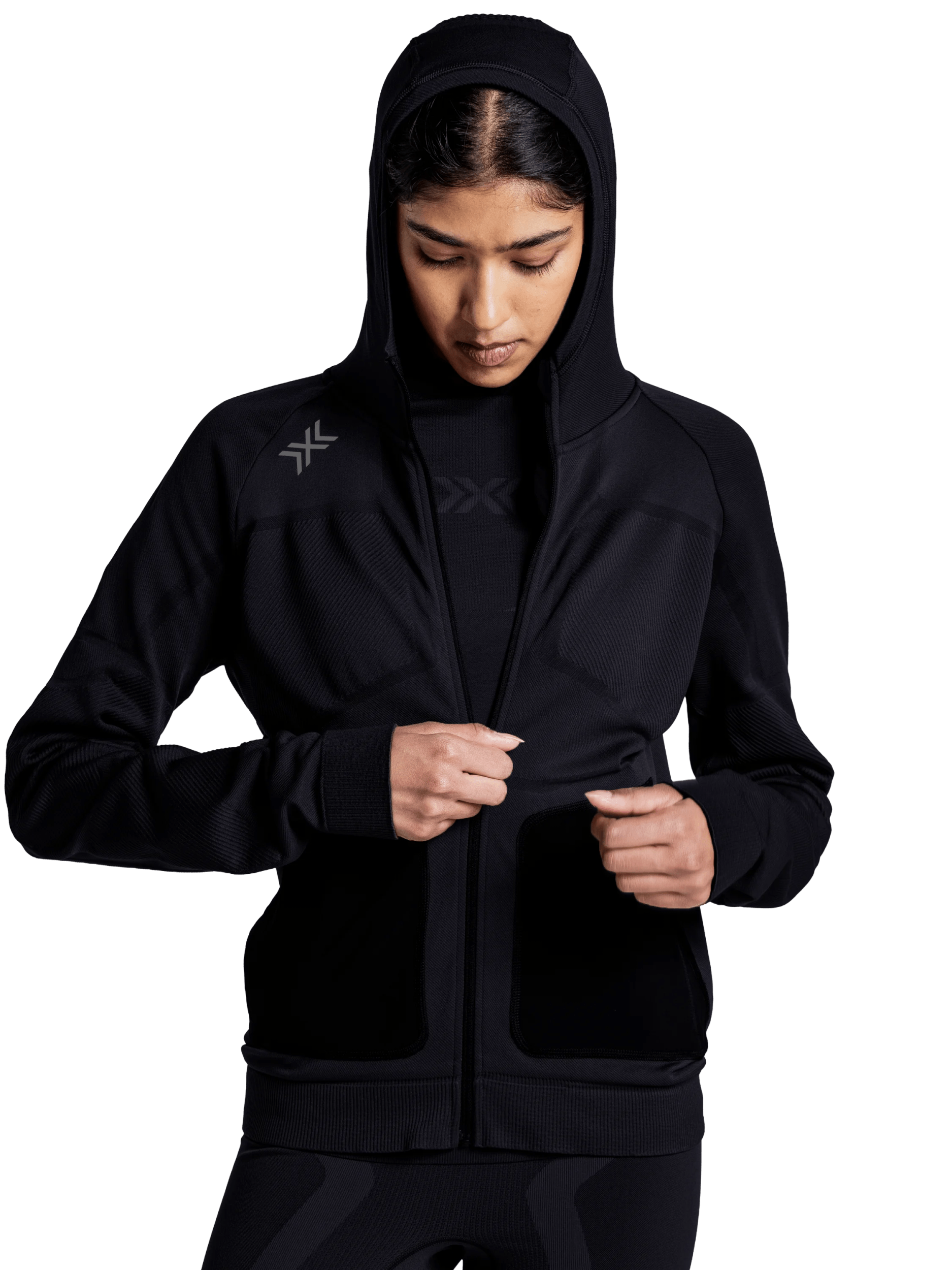 x-socks-x-ential-hooded-jacket-kapuzenjacke-x-black-m-damen image 5