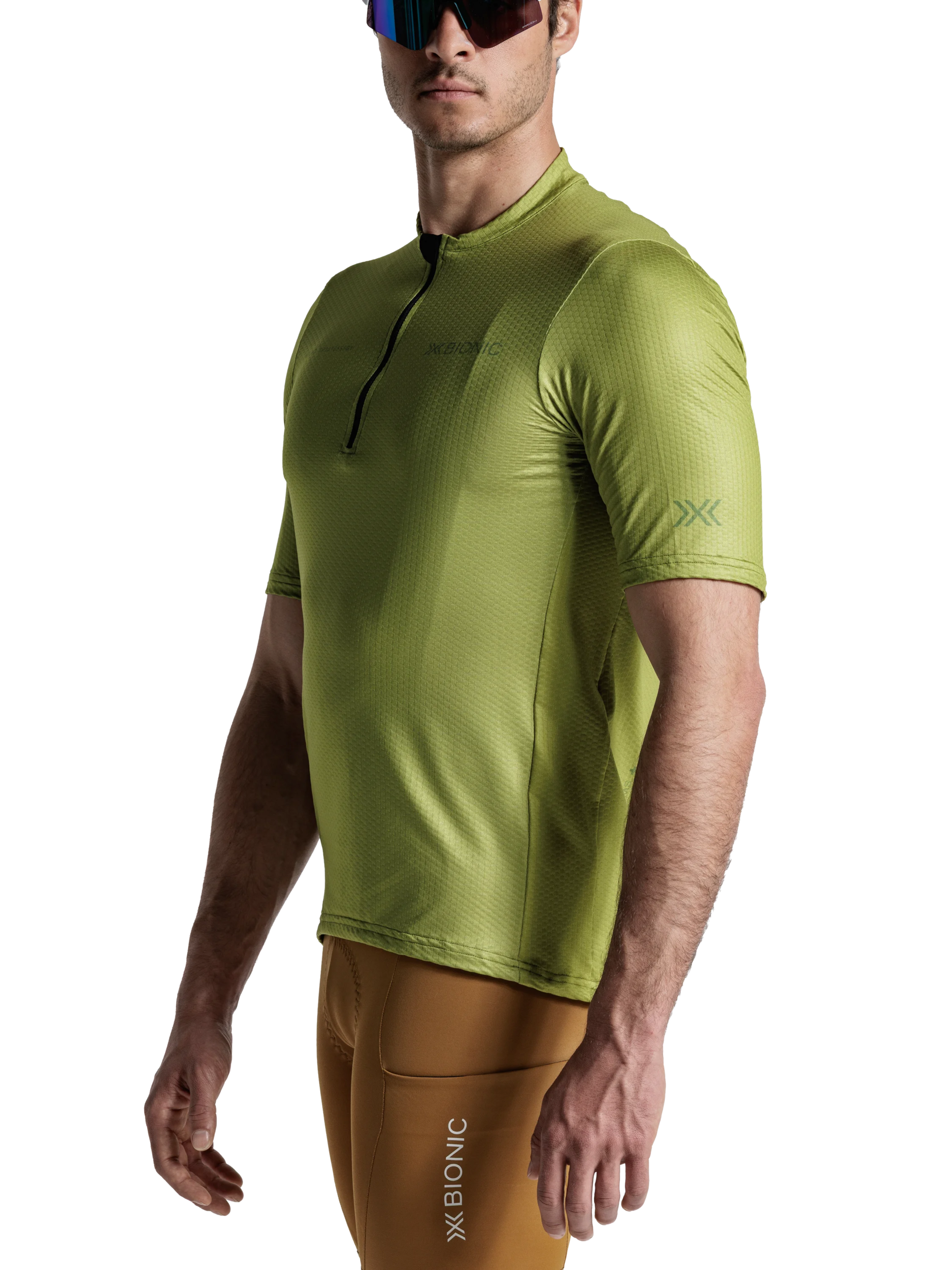 x-socks-corefusion-gravel-jersey-olive-green-m-polyester image 5