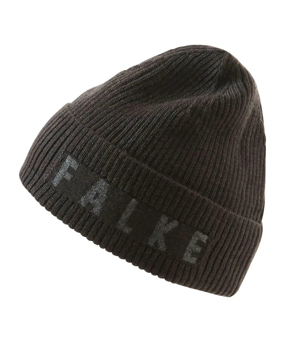 falke-keep-warm-m-tze-merinowolle-braun-brown-melange image 1