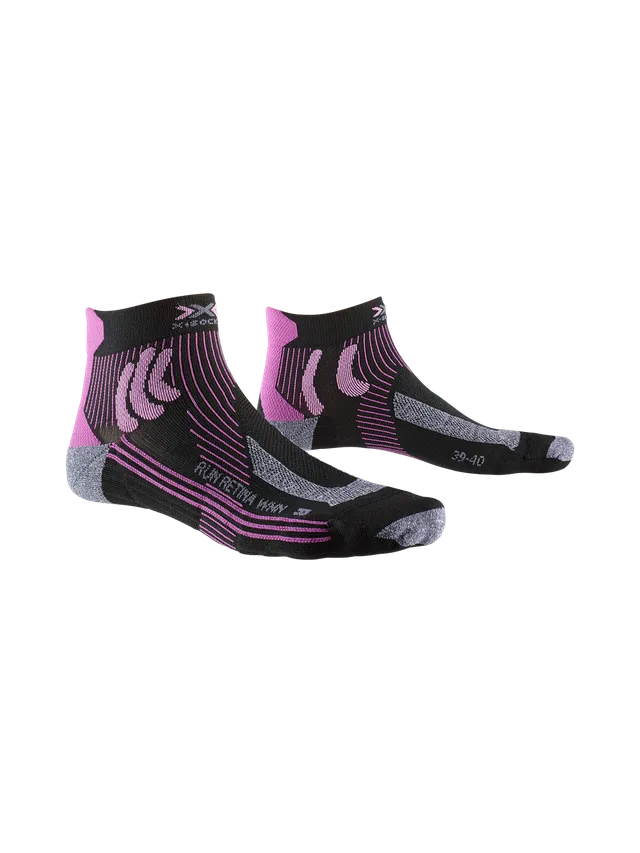 x-socks-run-retina-laufsocken-damen-37-38-opal-black-st-tz image 1