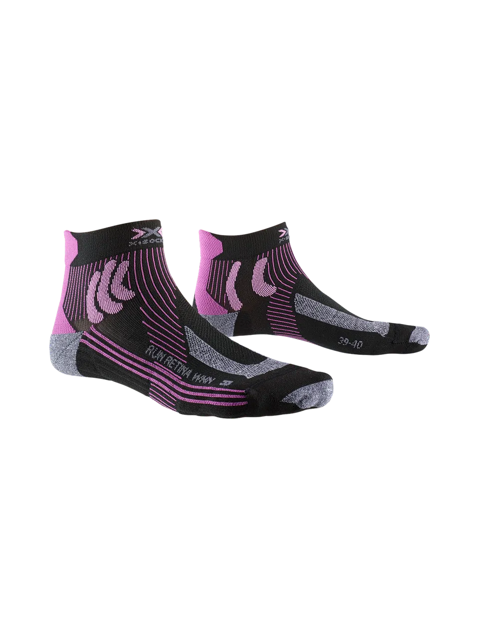 x-socks-run-retina-laufsocken-damen-37-38-opal-black-st-tz image 1