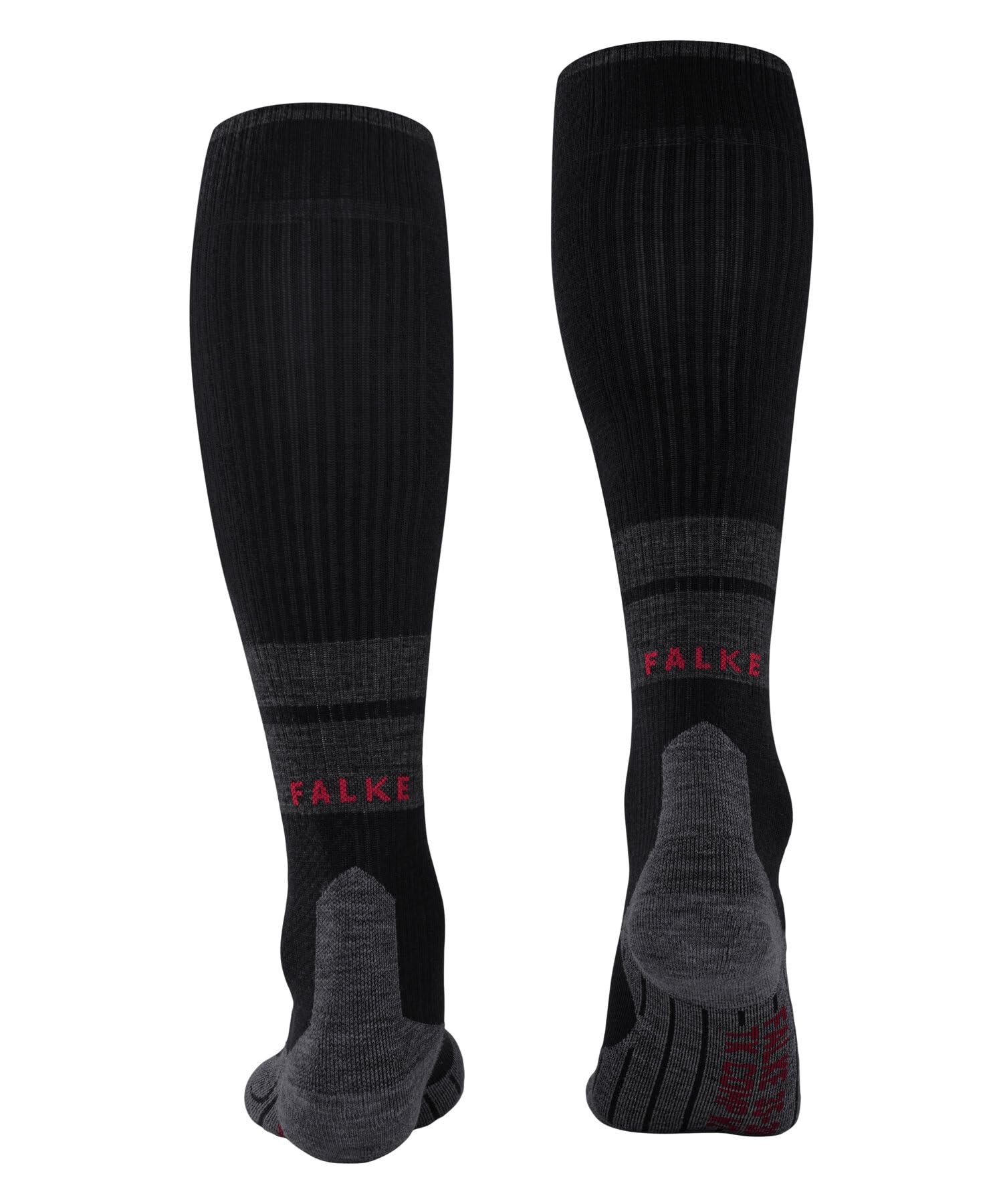 falke-tk2-tk-compression-wandersocken-damen-schwarz-merinowolle image 2