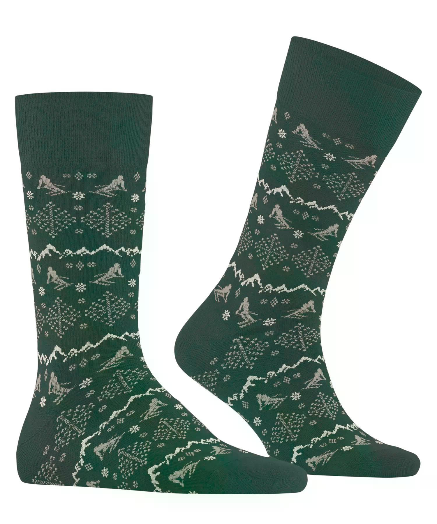 falke-ski-slope-so-socken-hunter-green-39-42-baumwolle-winter image 4