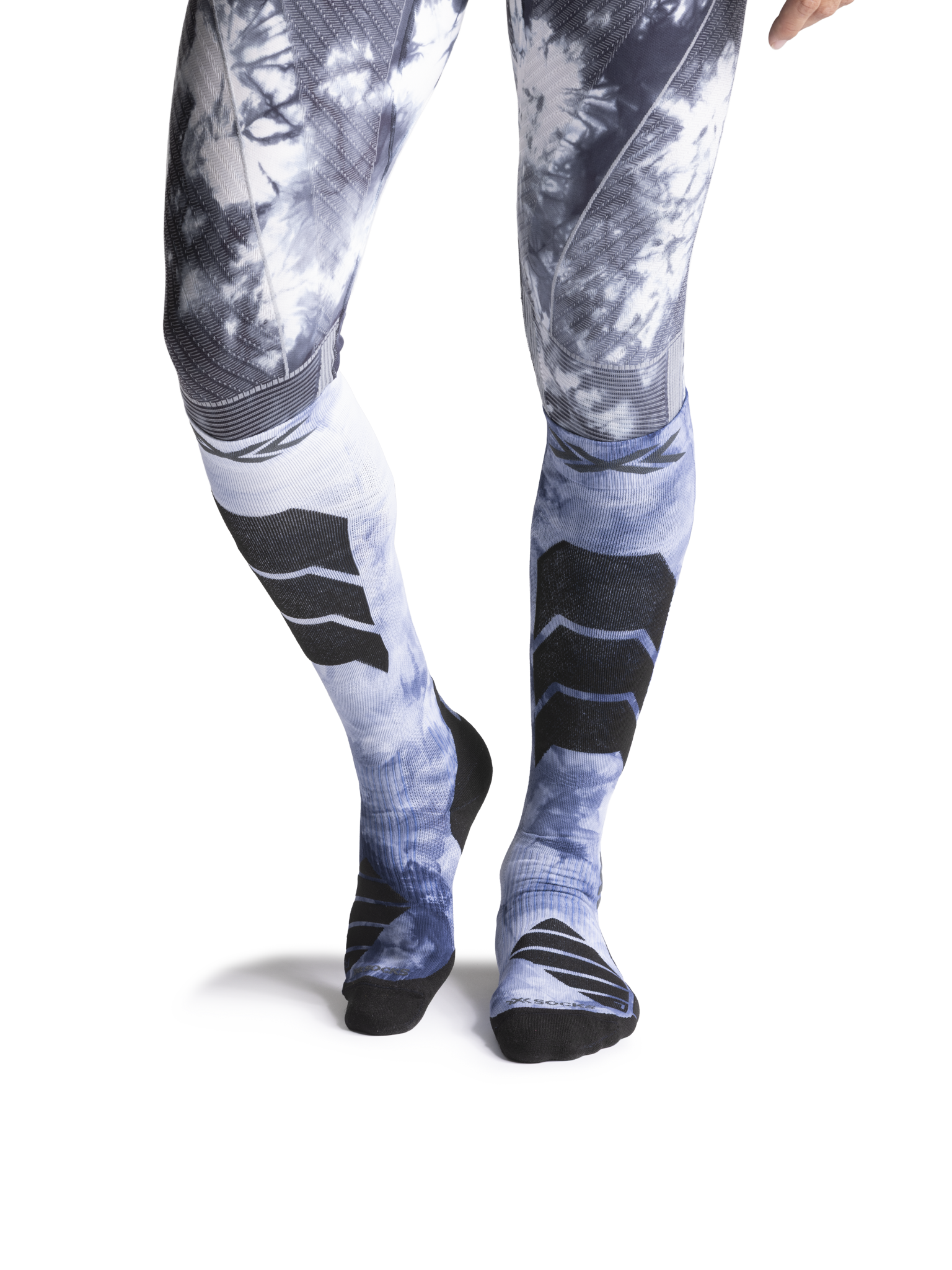 x-socks-ski-expert-wild-otc-skisocken-tiedye-x-black-marine image 2