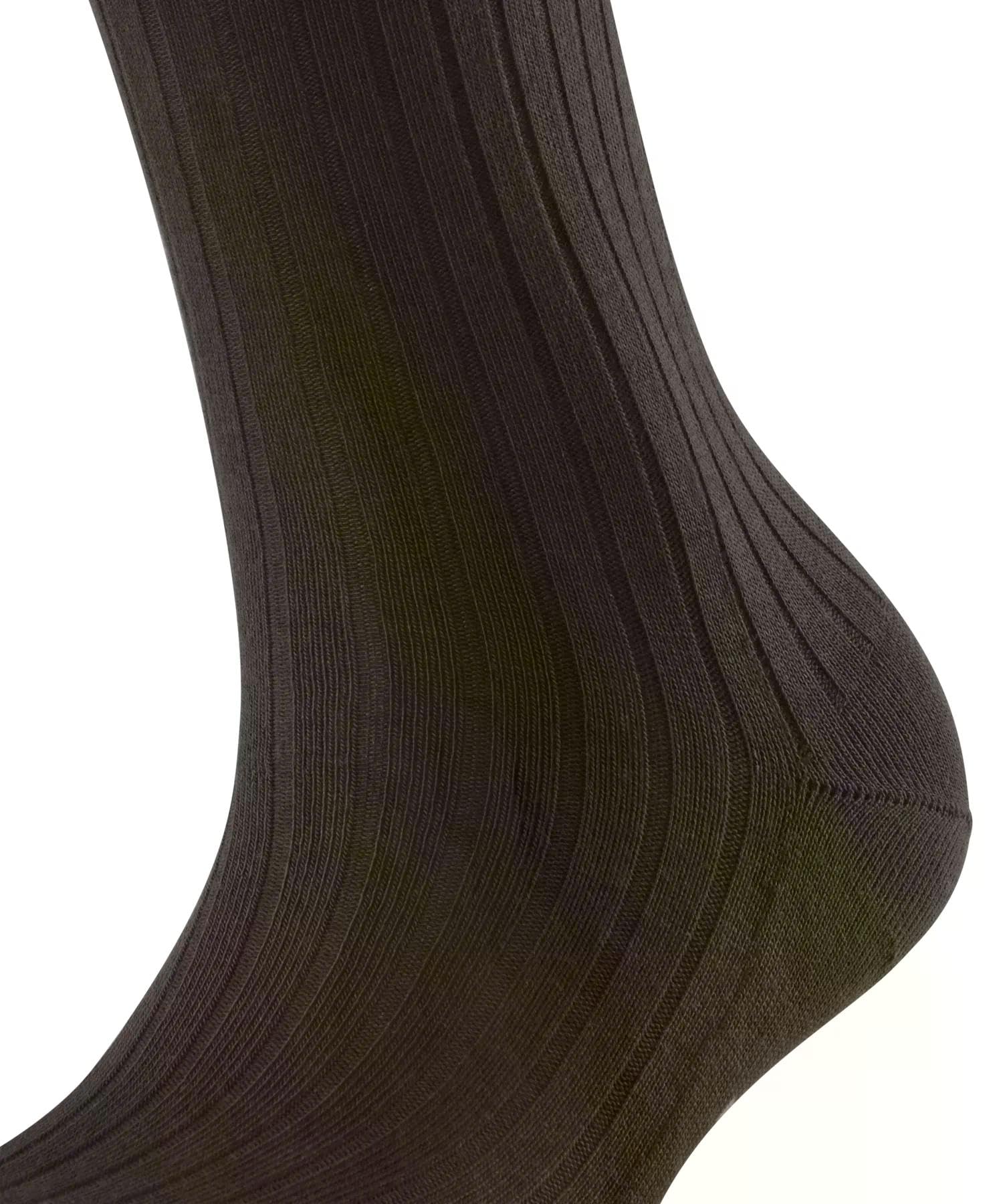 falke-cotton-rib-socken-baumwolle-braun-39-42 image 4