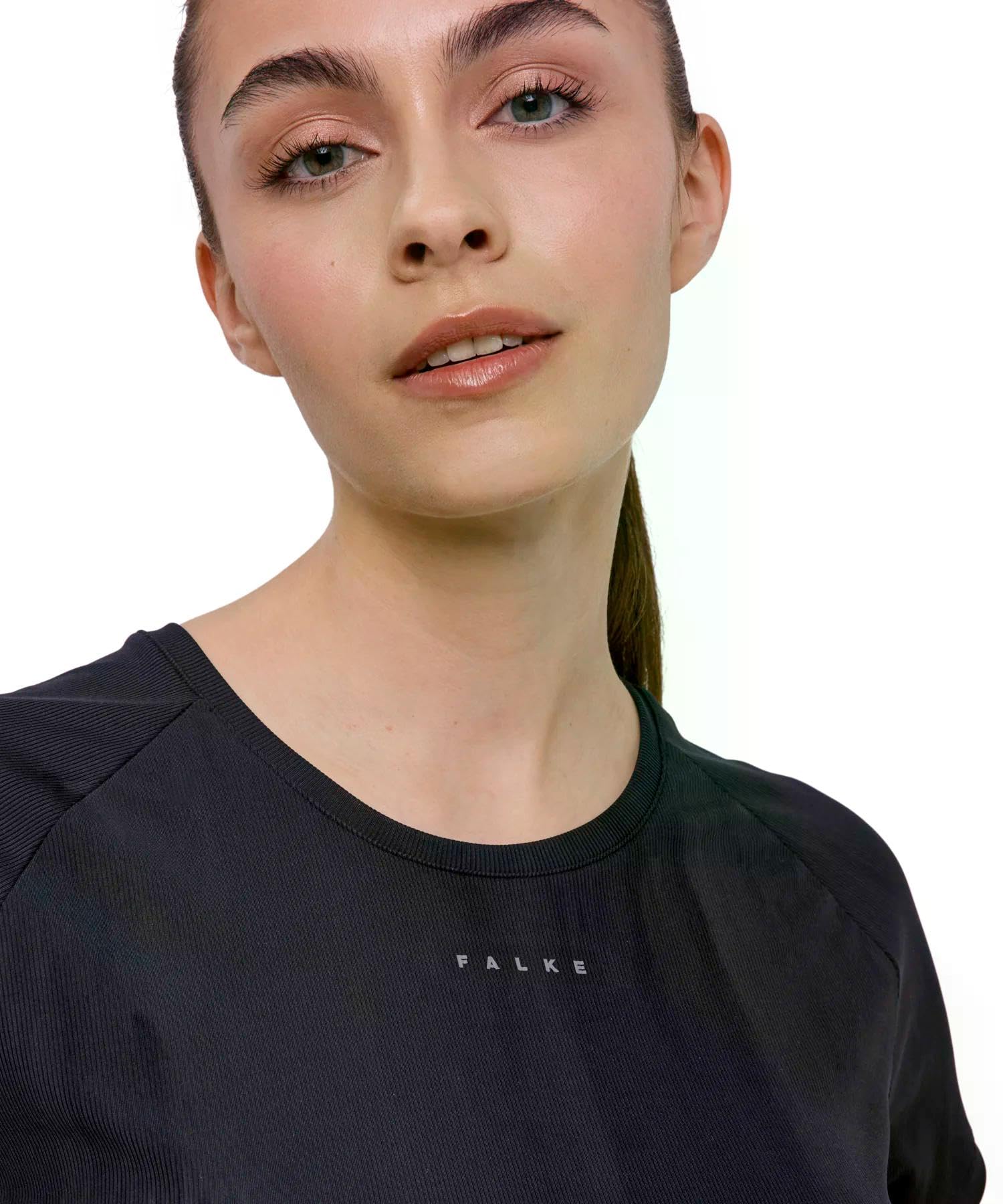 falke-true-motion-studio-t-shirt-damen-schwarz-kurzarm image 3