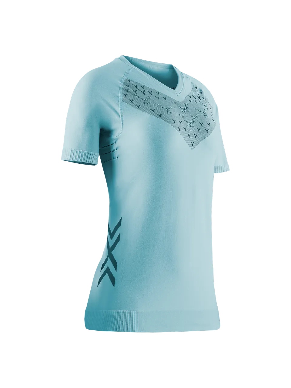 x-bionic-twyce-run-shirt-ss-damen-laufshirt-clearwater-black-k-hl image 1