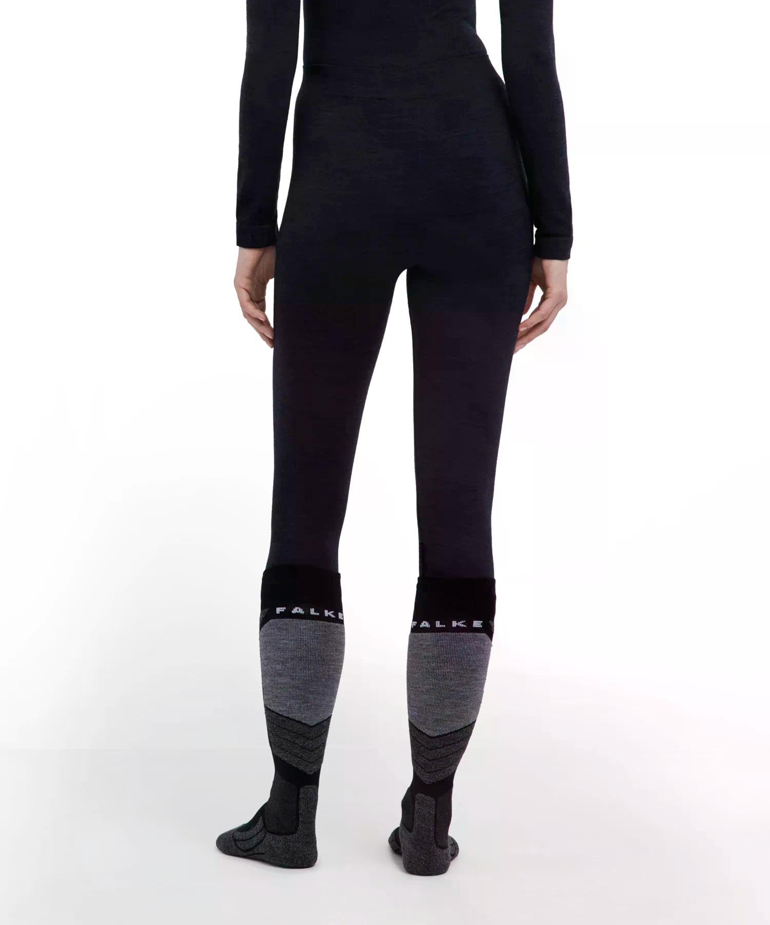 falke-wool-tech-3-4-funktionsunterhose-damen-schwarz-m-wolle image 2