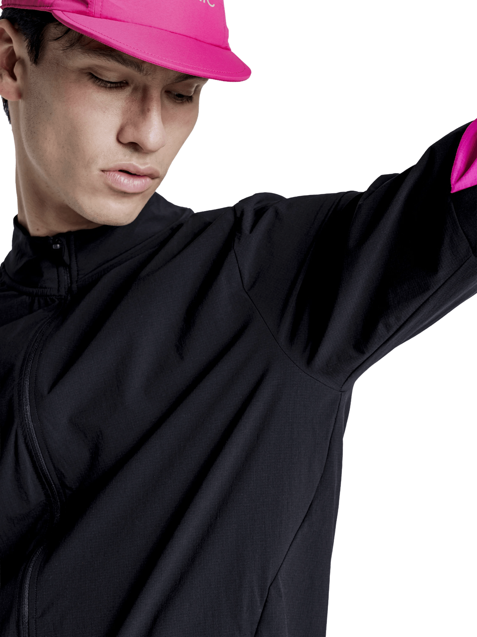 x-socks-corefusion-run-jacket-herren-laufjacke-schwarz-pink-m image 7
