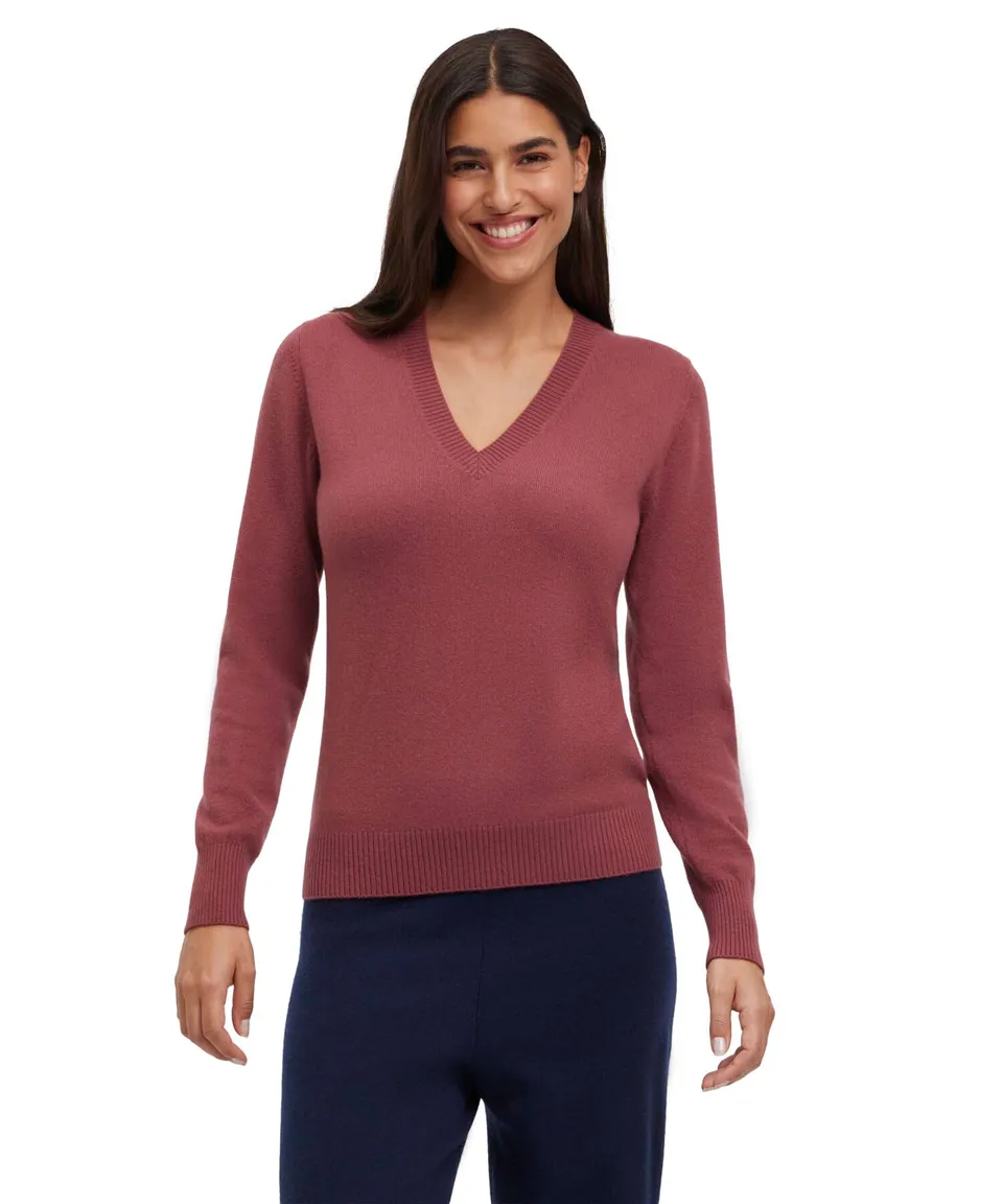 falke-luxury-classic-v-neck-pullover-kaschmir-damen image 1