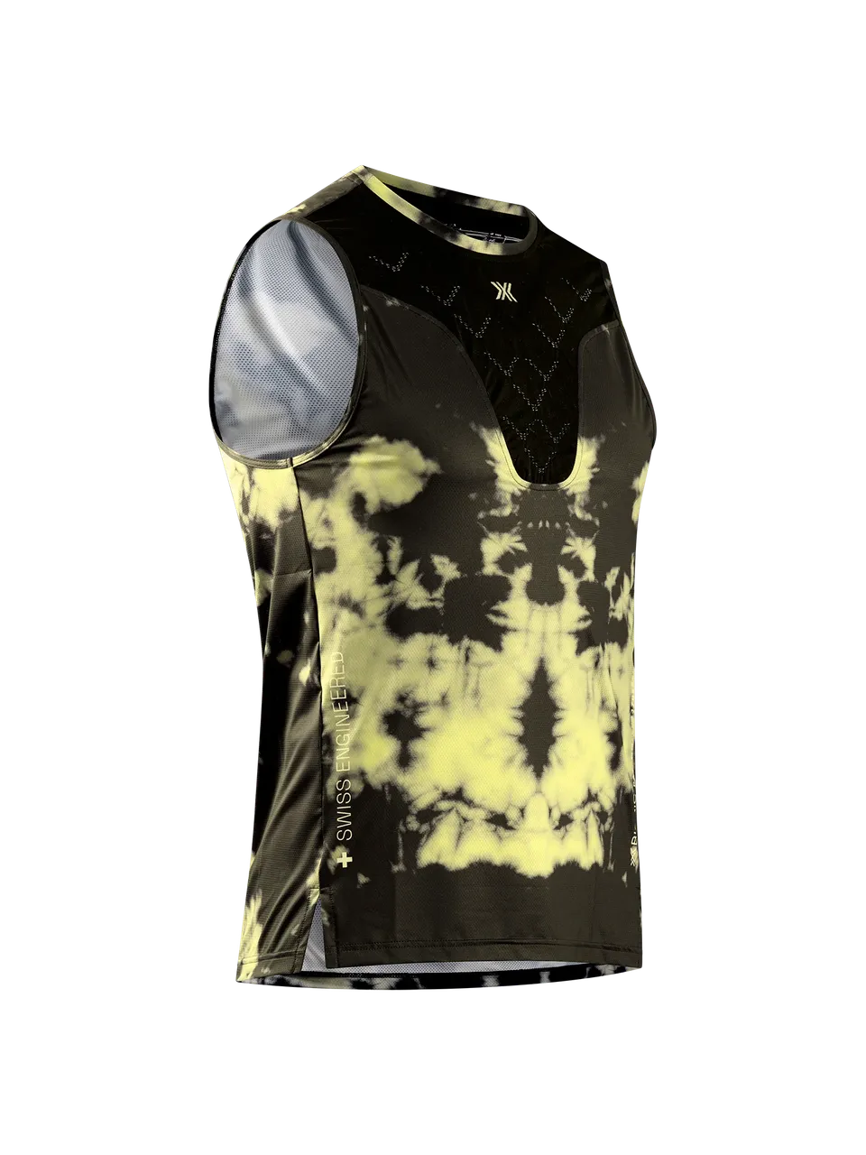 x-bionic-corefusion-run-tank-tanktop-tie-dye-electric-energy image 1