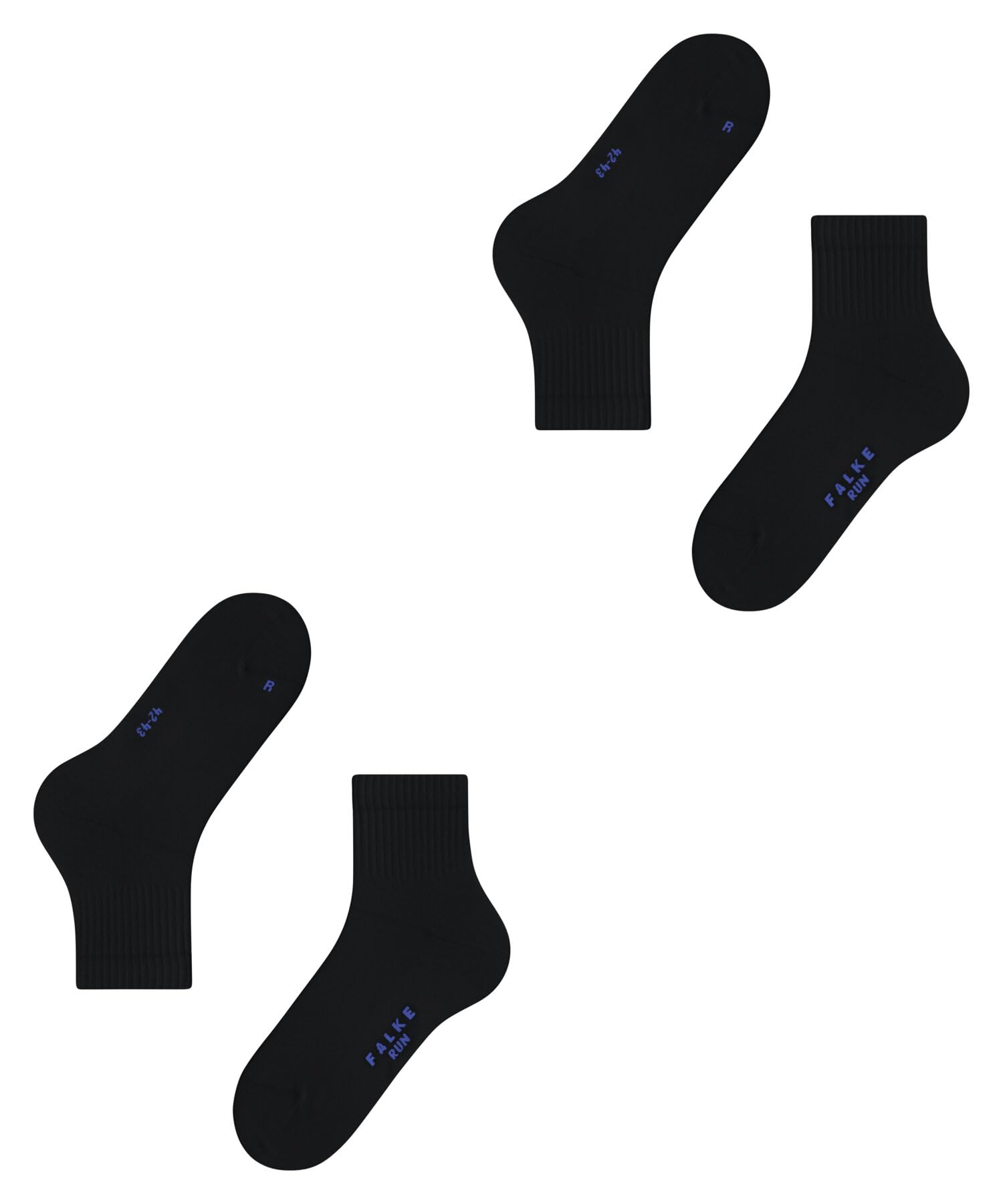 falke-ru4-run-2-pack-sneaker-socken-wei-39-41 image 5